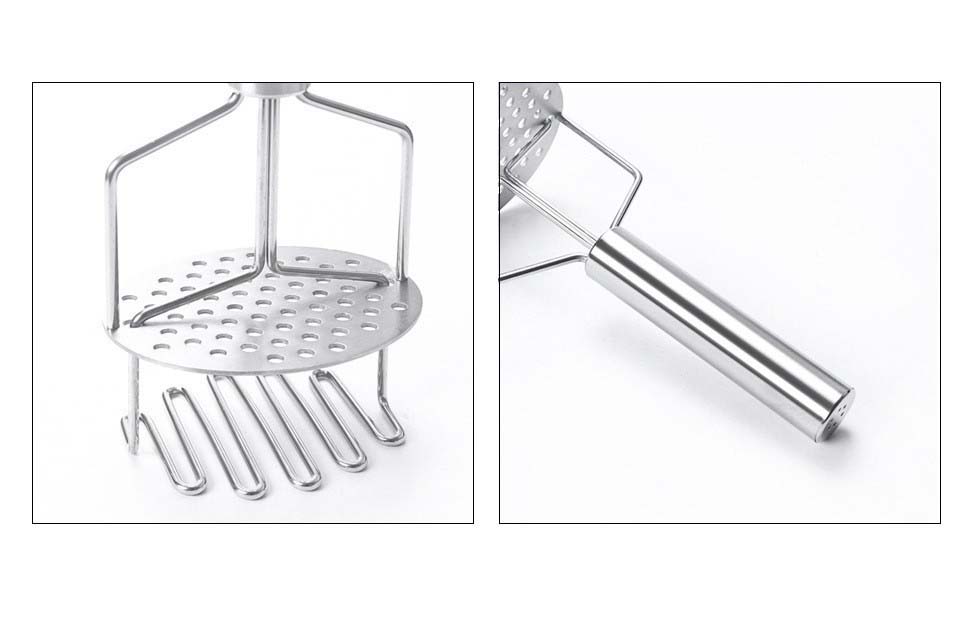 Professional Stainless Steel Potato Masher Kitchen Tool for Cooking Food