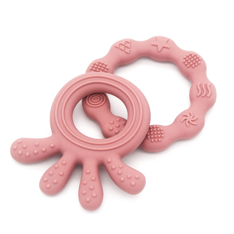 silicone baby gift teether toy