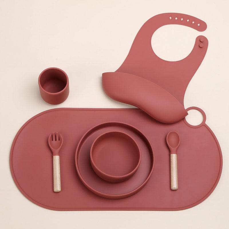 Silicone Baby Feeding Placemat Set
