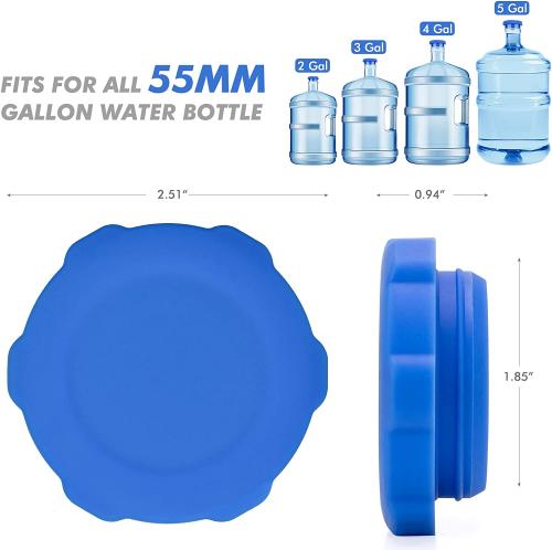 قابس إبريق سيليكون يناسب 55 مللي متر زجاجة ماء بالجملة
